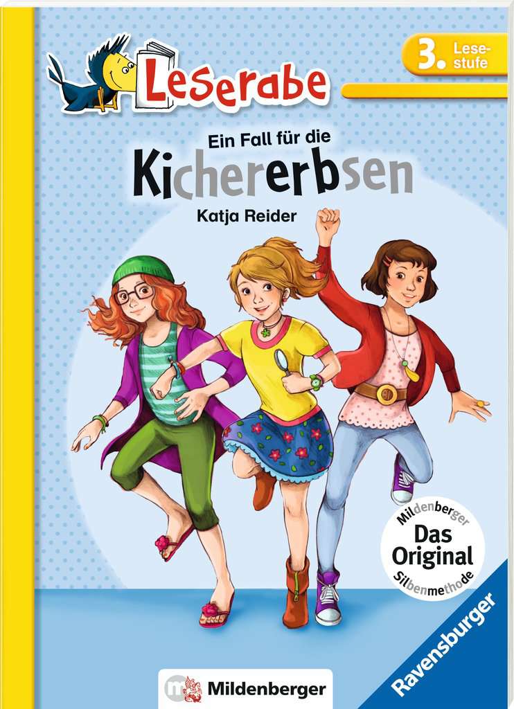 Leserabe mit Mildenberger Silbenmethode - Ein Fall für die Kichererbsen, Ravensburger, 8 bis 10 Jahre