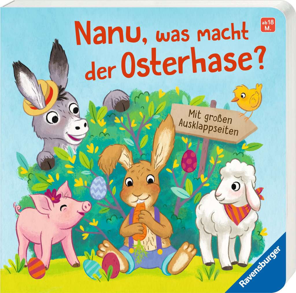 Nanu, was macht der Osterhase?, Ravensburger, 18 bis 36 Monate
