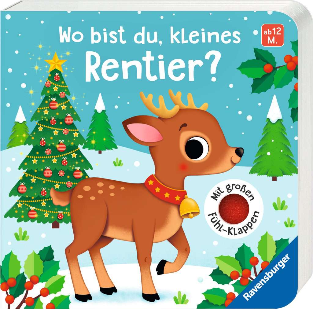Wo bist du, kleines Rentier?, Ravensburger, 12 bis 36 Monate