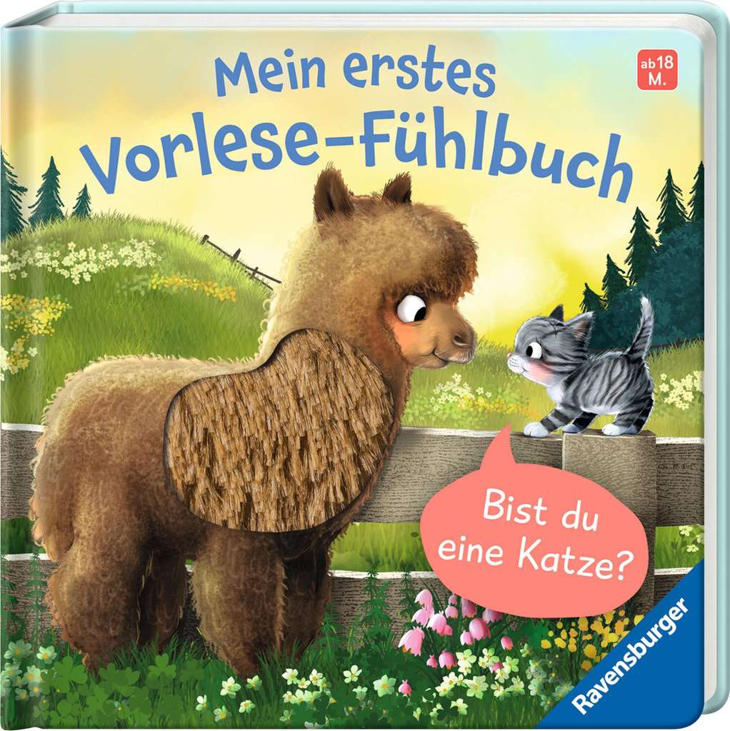 Mein erstes Vorlese-Fühlbuch - Bist du eine Katze?, Ravensburger, 18 bis 36 Monate