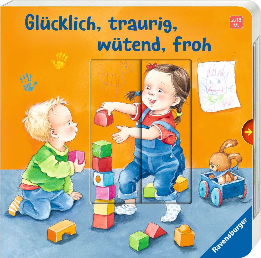 Glücklich, traurig, wütend, froh, Ravensburger, 18 bis 36 Monate