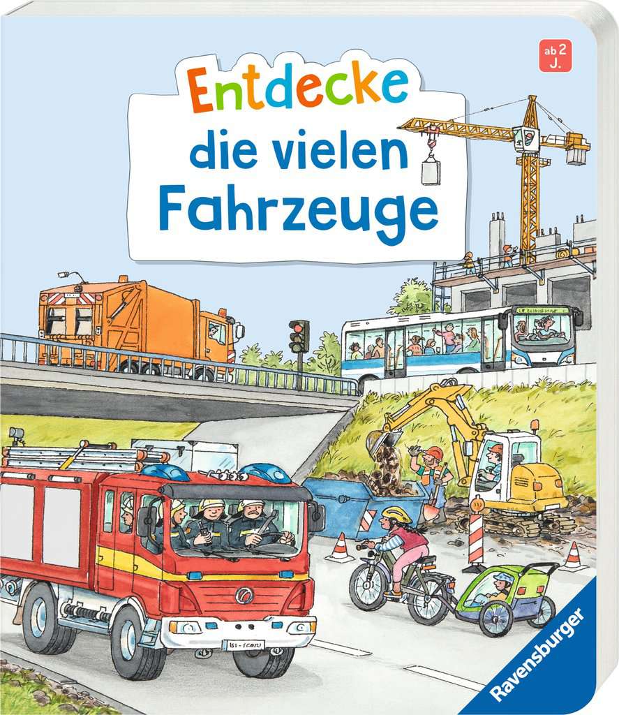 Entdecke die vielen Fahrzeuge, Ravensburger, 2 bis 4 Jahre