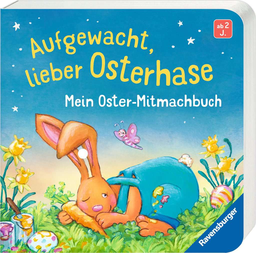 Aufgewacht, lieber Osterhase: Mein Oster-Mitmachbuch, Ravensburger, 2 bis 4 Jahre
