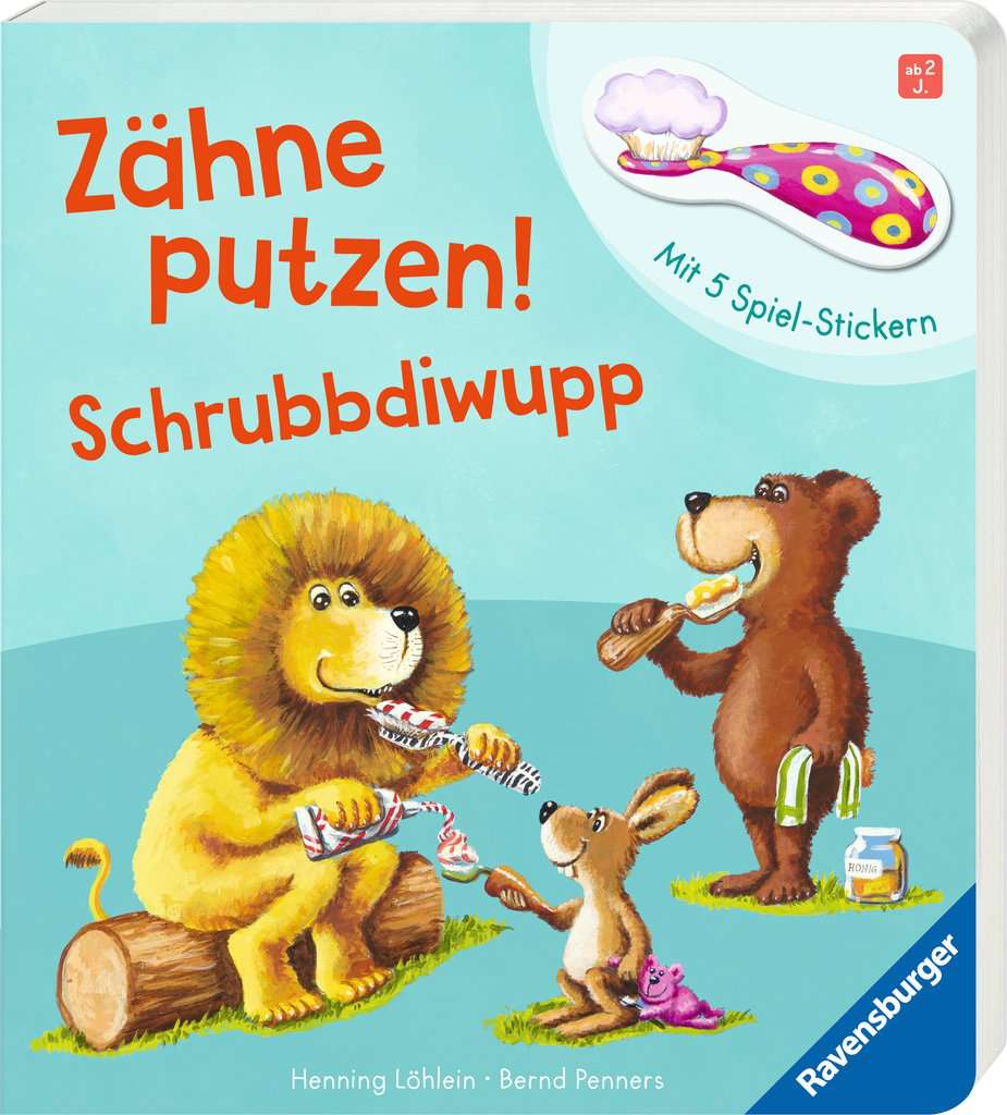 Zähne putzen! Schrubbdiwupp, Ravensburger, 2 bis 4 Jahre