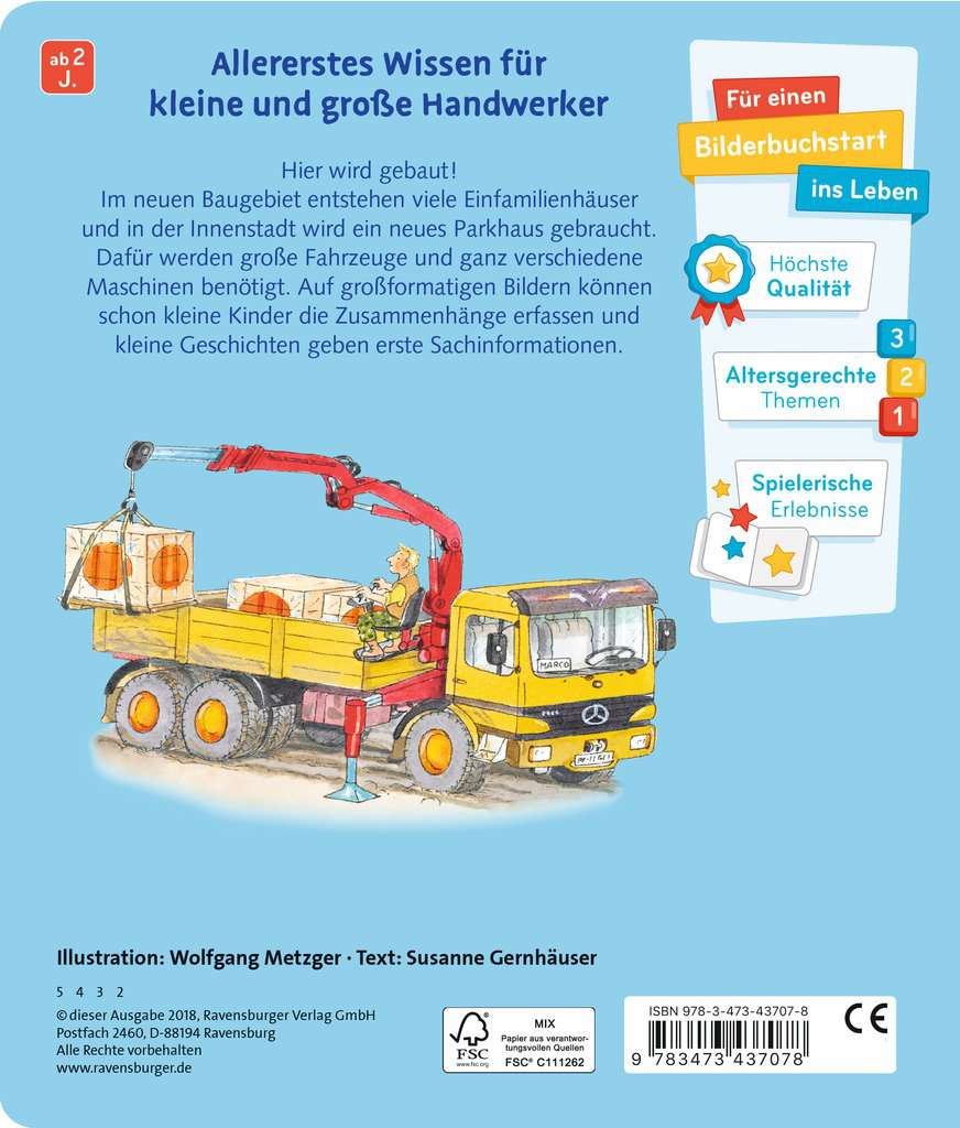 Meine Welt Der Fahrzeuge: Auf Der Baustelle | Babybücher Und ...