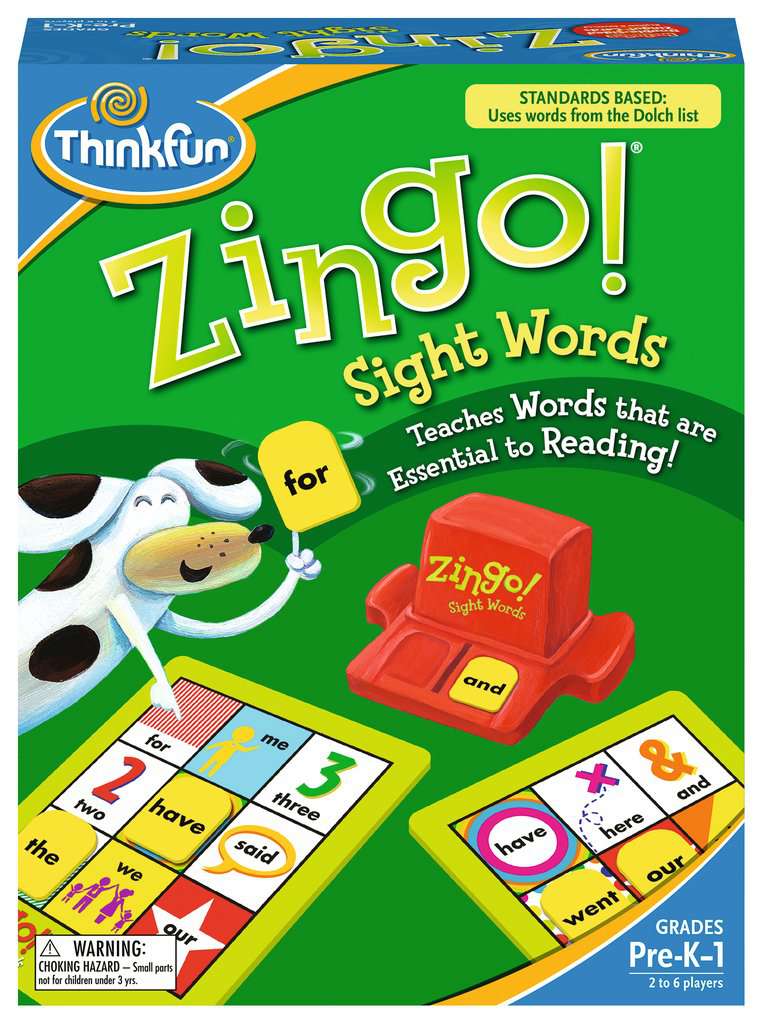 Zingo! Sight Words Family Games ThinkFun Products Zingo! Sight