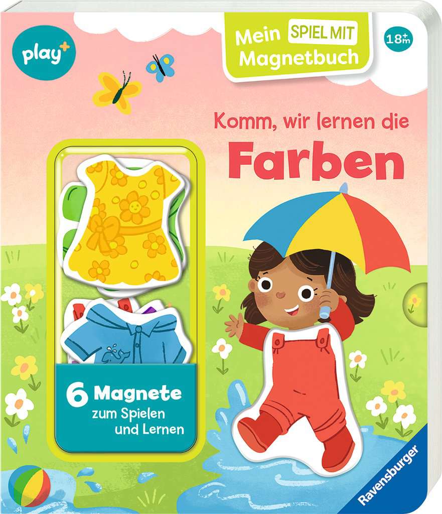 Play+ Mein Spiel mit-Magnetbuch Komm, wir lernen die Farben - ab 18 Monate - ab 18 Monate