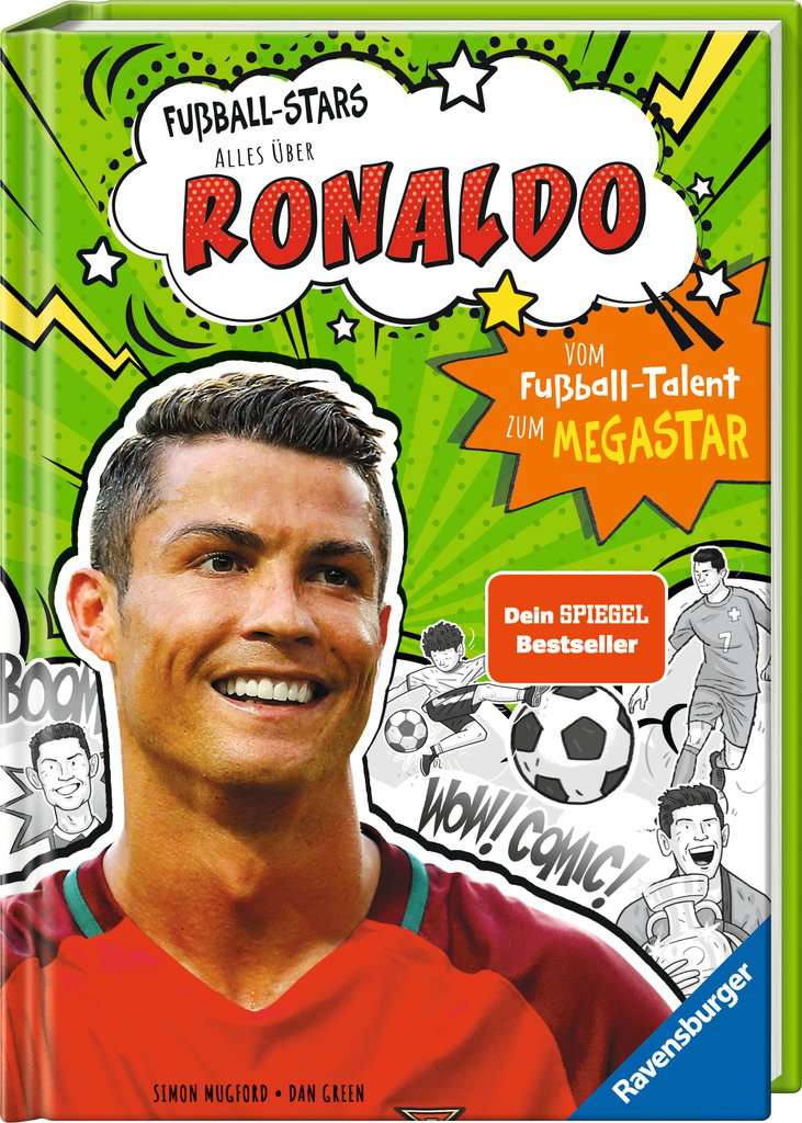 Fußball-Stars - Alles über Ronaldo. Vom Fußball-Talent zum Megastar, Ravensburger, 7 bis 9 Jahre