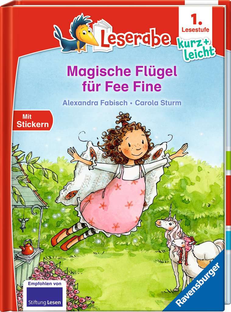 Leserabe 1. Lesestufe Kurz und leicht - Magische Flügel für Fee Fine, Ravensburger, 6 bis 8 Jahre