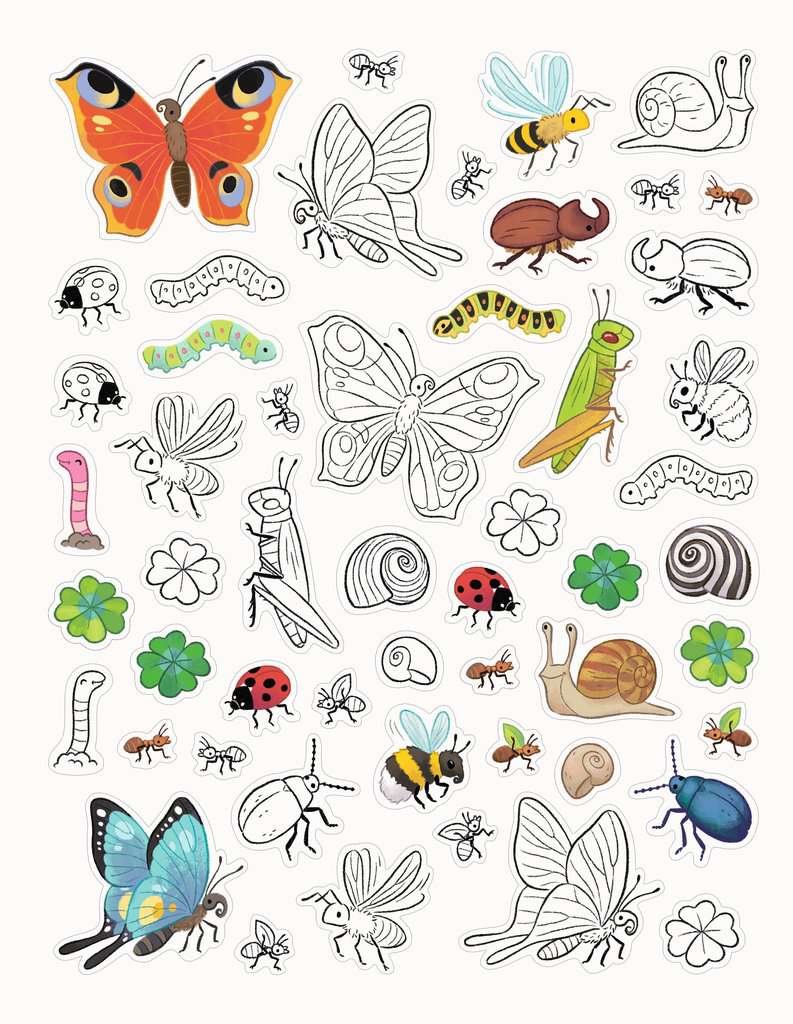 My Sticker Coloring Book: Spring – Ravensburger Foreign Rights