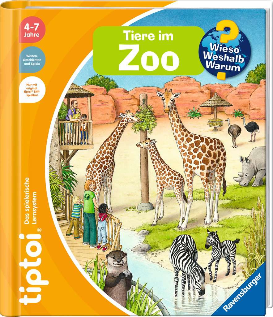 tiptoi Wieso? Weshalb? Warum? - Tiere im Zoo - ab 4 Jahre