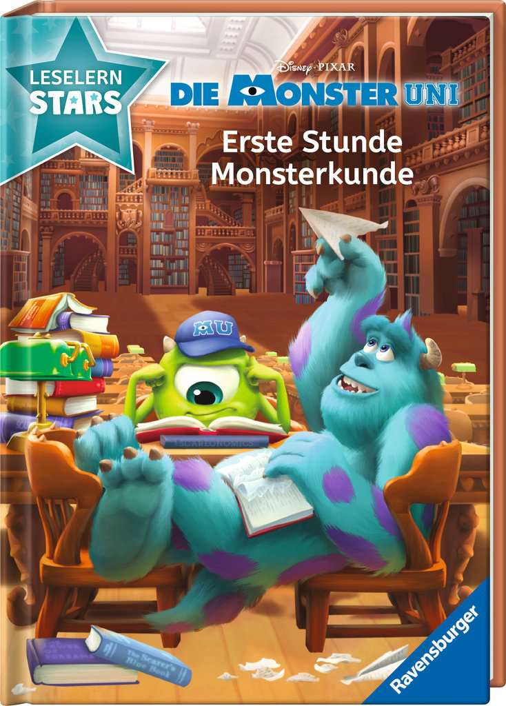Leselernstars: Disney / Pixar Die Monster Uni - Erste Stunde Monsterkunde, Ravensburger, 6 bis 8 Jahre