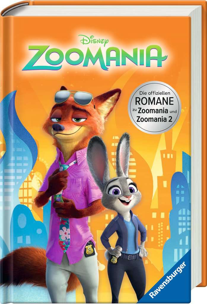 Disney Zoomania - Die offiziellen Romane zu Zoomania und Zoomania 2, Ravensburger, ab 10 Jahren