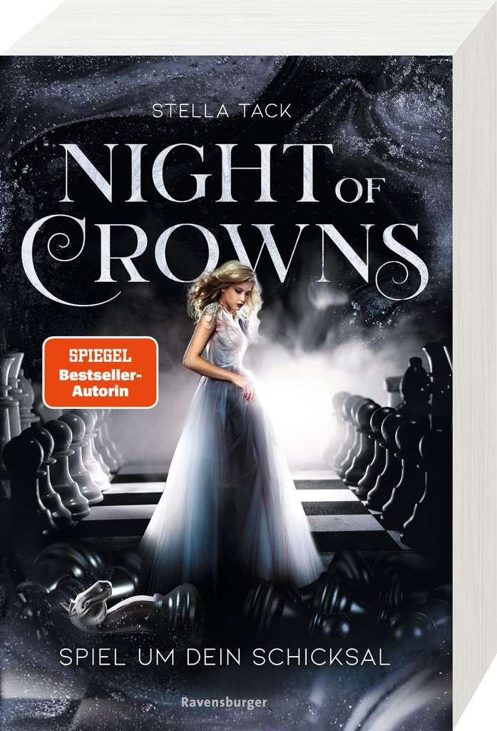 Bücherblog. Neuerscheinungen. Buchcover. Night of Crowns - Spiel um dein Schicksal (Bd.1) von Stella Tack. Jugendbuch. Romance. Fantasy. Ravensburger Verlag.