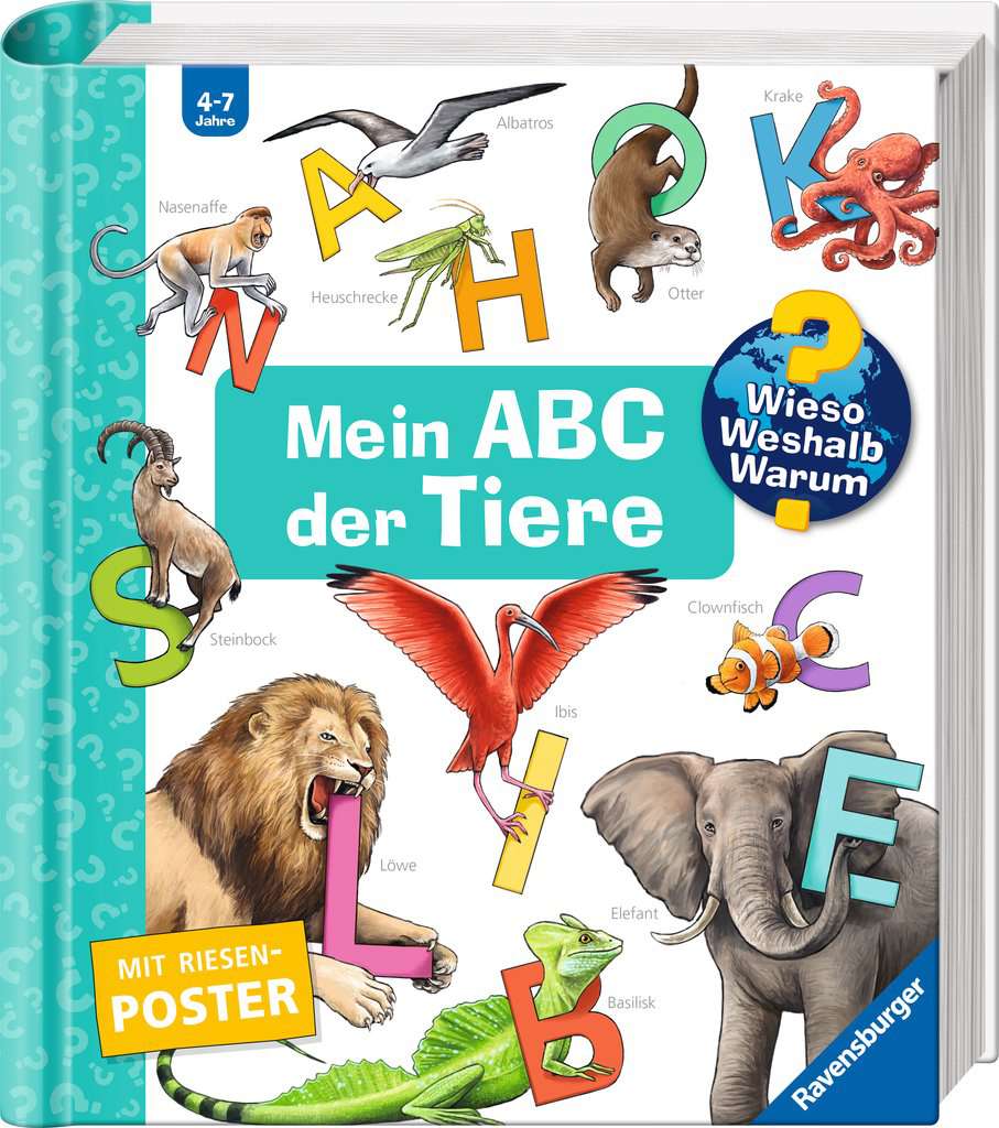 Wieso? Weshalb? Warum? Sonderband - Mein ABC der Tiere, Ravensburger, 4 bis 7 Jahre