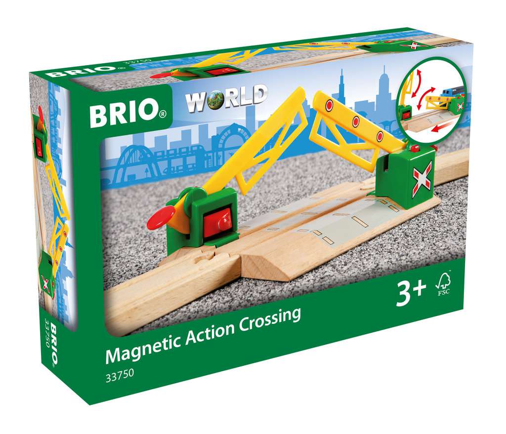 Magnetic Crossing | BRIO Railway | BRIO | | Magnetic Action Crossing