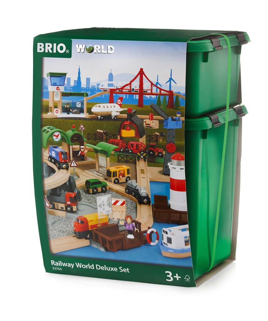 Großes BRIO Premium Set in Kunststoffboxen BRIO