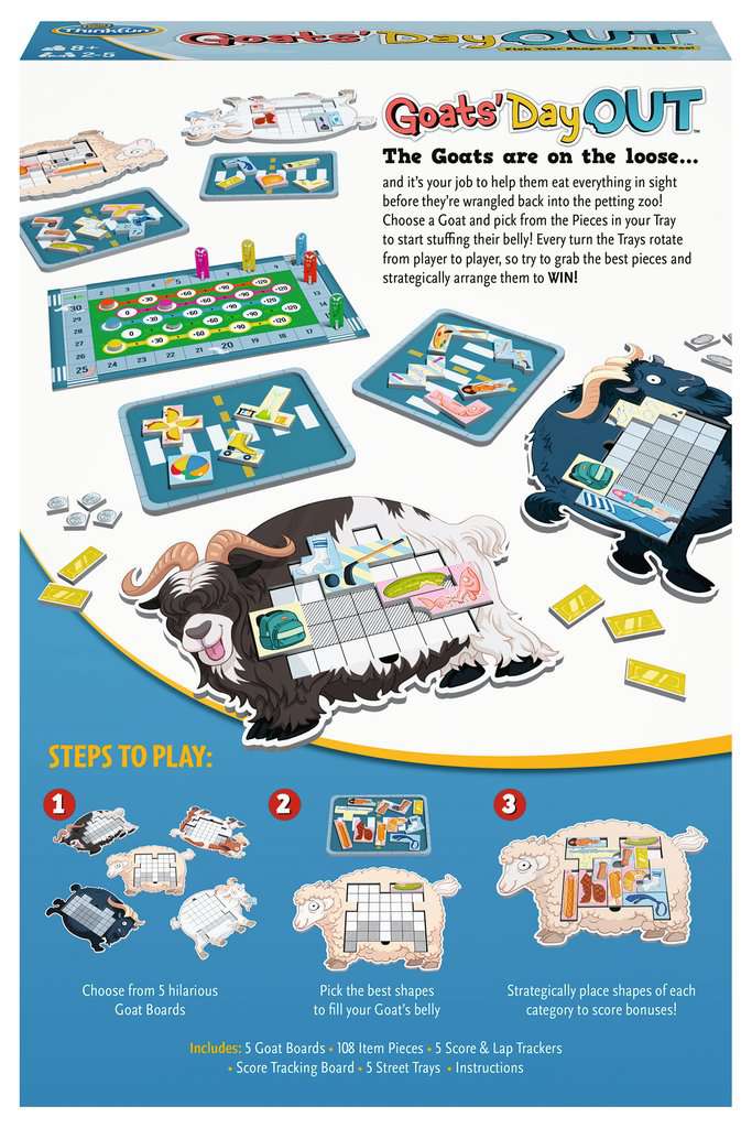 Goats' Day Out | Family Games | ThinkFun | Products | Goats' Day Out