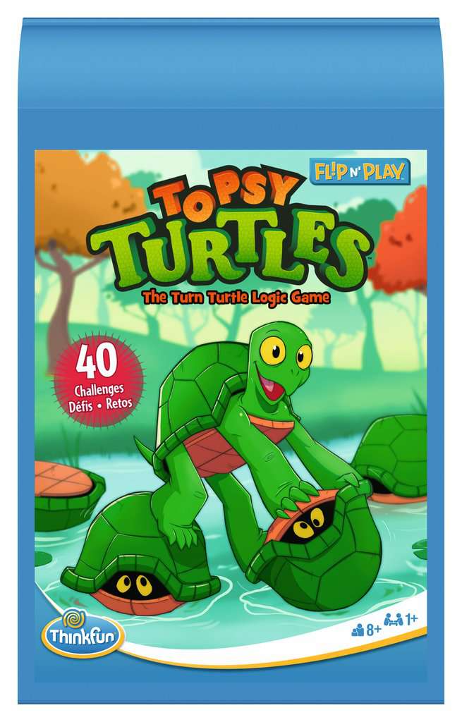 Thinkfun Flip & Play - Topsy Turtles - Logic Game From 8 Years
