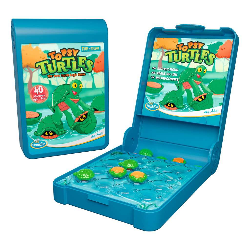 Flip & Play Topsy Turtles Travel Games ThinkFun Products Flip