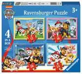 Puzzle, Paw Patrol, 4 Puzzle in a Box, Età Raccomandata 3+ Puzzle;Puzzle per Bambini - Ravensburger