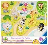 Zoo zvířata 8 dílků 2D Puzzle;Dětské puzzle - Ravensburger