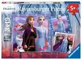 Frozen 2, 3x 49pc Puslespil;Puslespil for børn - Ravensburger