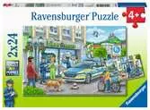 Police at Work! 2x24p Pussel;Barnpussel - Ravensburger