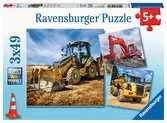 Véhicules de chantier en service Puzzle;Puzzle enfant - Ravensburger