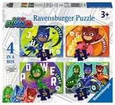 Ravensburger PJ Masks 4 in a Box (12, 16, 20, 24pc) Jigsaw Puzzles Puzzles;Children s Puzzles - Ravensburger