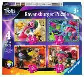 Ravensburger Trolls 2 World Tour, 4 in a Box (12, 16, 20, 24pc) Jigsaw Puzzles Puzzles;Children s Puzzles - Ravensburger