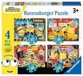 Puzzle, Minions, Puzzle 4 in a Box, Età Consigliata 3+ Puzzle;Puzzle per Bambini - Ravensburger