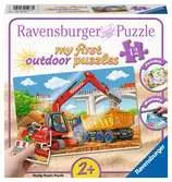 Moje staveniště 12 plastových dílků 2D Puzzle;Dětské puzzle - Ravensburger