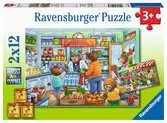 We gaan boodschappen doen Puzzels;Puzzels voor kinderen - Ravensburger