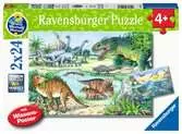 05128 1 恐竜のくらし（24ピース×2） パズル;お子様向けパズル - Ravensburger