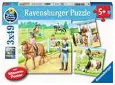 Koně 3x49 dílků 2D Puzzle;Dětské puzzle - Ravensburger