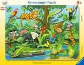 Zvířata v deštném pralese 11 dílků 2D Puzzle;Dětské puzzle - Ravensburger
