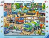 Staveniště 24 dílků 2D Puzzle;Dětské puzzle - Ravensburger