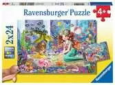 WT:Mermaids                     2x24p Puzzle;Puzzles enfants - Ravensburger