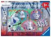 Puzzle, Frozen 2 Olaf, 2x12 Pezzi, Età Consigliata 3+ Puzzle;Puzzle per Bambini - Ravensburger