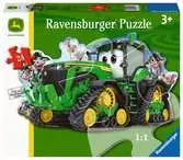 John Deere Tractor Shaped Jigsaw Puzzles;Children s Puzzles - Ravensburger