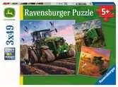 Puzzles 3x49 p - Les saisons / John Deere Puzzels;Puzzle enfant - Ravensburger