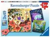 Puzzle, Creature Fantastiche, 3x49 Pezzi, Età Consigliata 5+ Puzzle;Puzzle per Bambini - Ravensburger