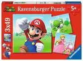 Puzzles 3x49 p - Super Mario Puzzle;Puzzle enfant - Ravensburger