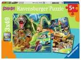 Puzzles 3x49 p - Les aventures de Scooby-Doo Puzzle;Puzzle enfant - Ravensburger