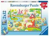 Mes dinos préférés        2x12p Puzzle;Puzzles enfants - Ravensburger
