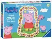 Peppa Pig, 24pc Shaped Giant Floor Jigsaw Puzzle Puzzles;Children s Puzzles - Ravensburger