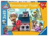 Puzzles 3x49 p - Jon, Min et Miguel / Dino Ranch Puzzle;Puzzle enfant - Ravensburger