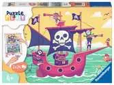 Puzzle & Play Piráti a země na dohled 2x24 dílků 2D Puzzle;Dětské puzzle - Ravensburger