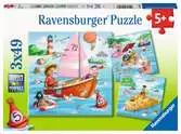 Aventure sur l eau 3x49p Puzzle;Puzzle enfants - Ravensburger